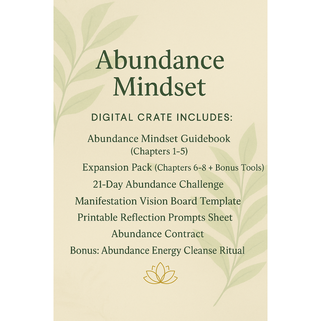 Abundance Mindset Digital Crate Bundle